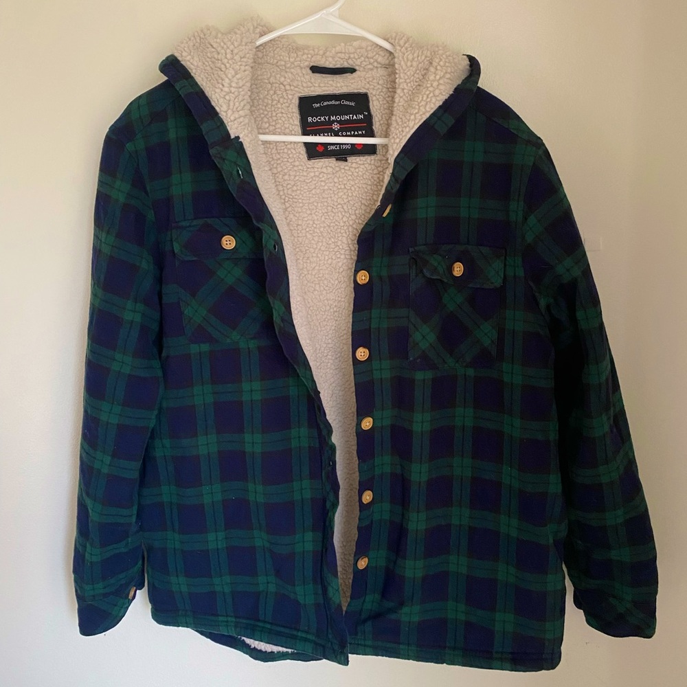 Flannel Sherpa Jacket